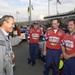 Rumsfeld Meets with NASCAR Crew at Richmond Race