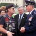 Top Military Leader Connects with Veteran Motorcycle Group