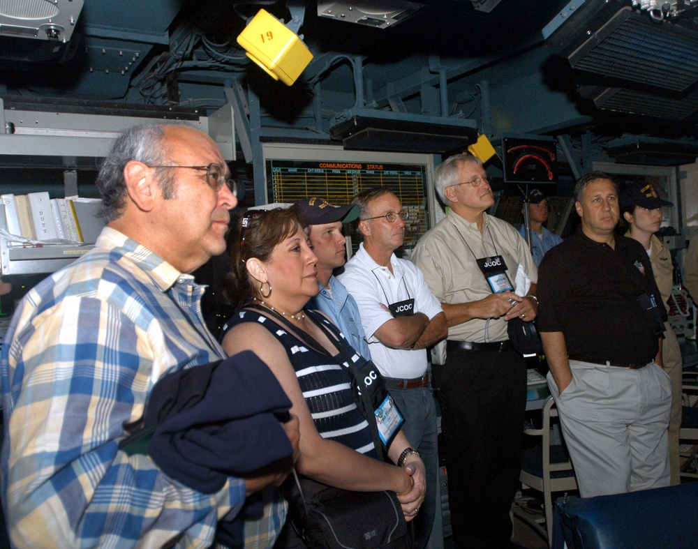 Participants Observe Ballistic Missile Defense Capabilities on USS Curtis Wilbur in Yokosuka