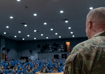 386th ELRS command ceremony