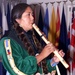 Shoshone Flautist Hovia Edwards Performs at Women in Military Service Memorial