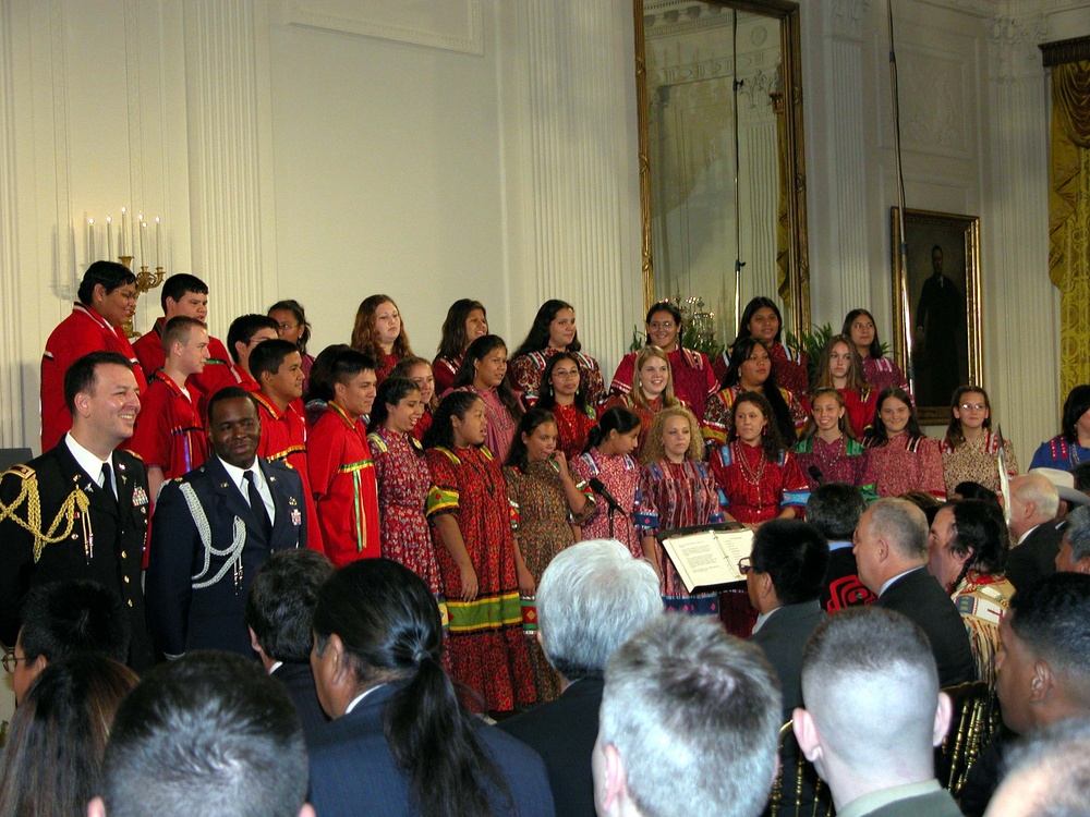 Servicemembers Attend White House Breakfast Honoring National Museum of the American Indian