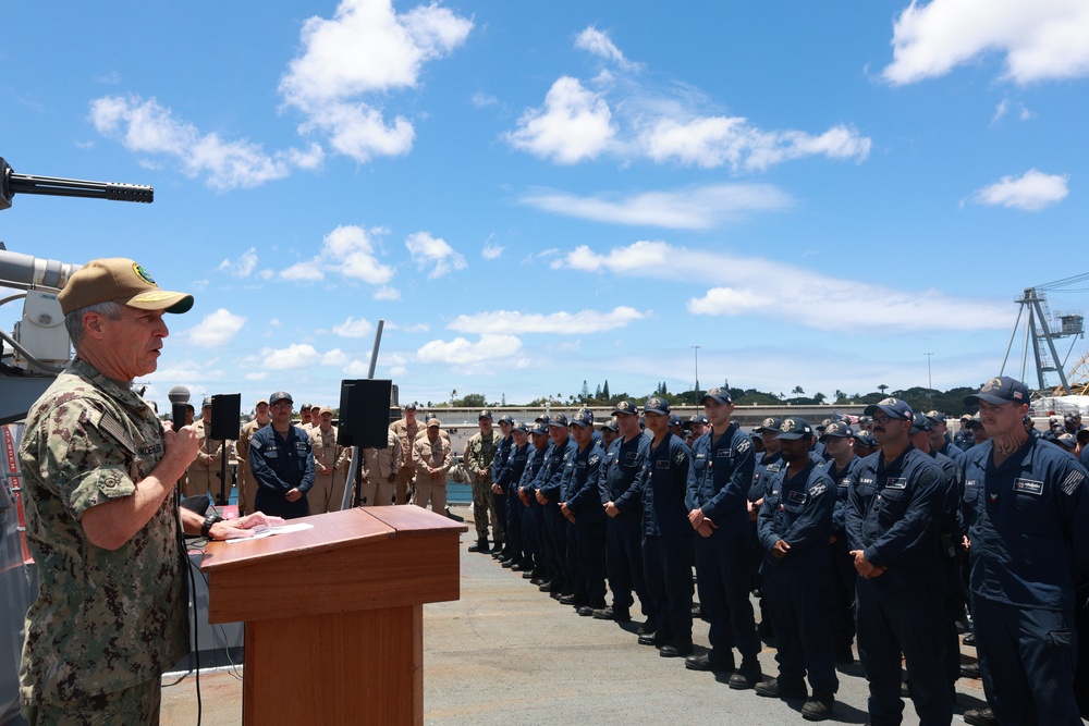 USS Michael Murphy Awarded 2024 Arleigh Burke Fleet Trophy