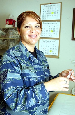 Air Force Technician Provides Critical Care for Active Duty Personnel