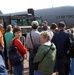 Spectators Admire KC-135 Stratotanker at South African Aerospace Exhibition