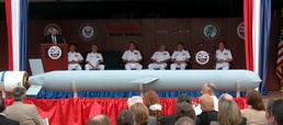 Navy Official Speaks at Tactical Tomahawk Missile Acceptance Ceremony
