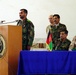 Afghan Army Sergeant Major Addresses Graduates at Kabul Training Center