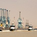Iraqi Coastal Defense Force Boats Patrol Southern Iraq Port