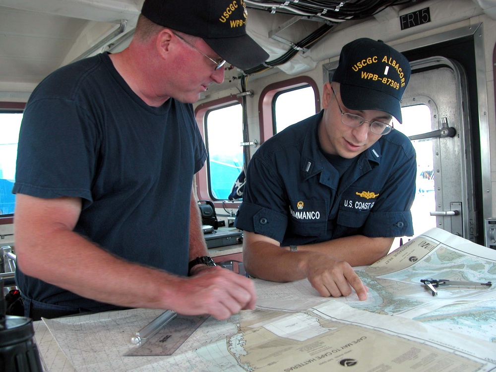 Coast Guard Cutter Albacore Prepares for Routine Marine Patrol