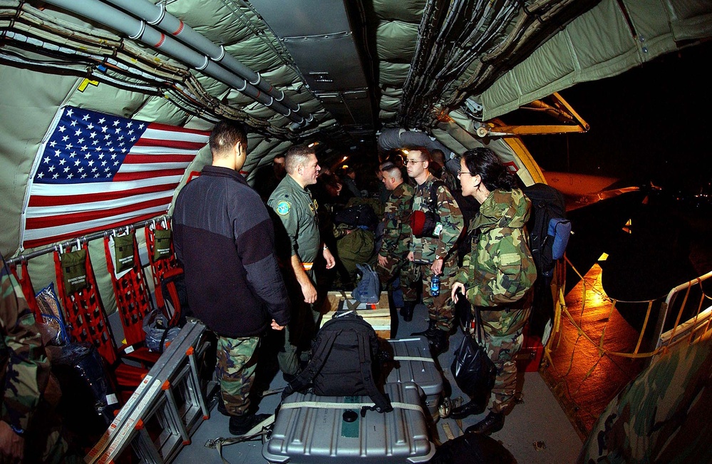 U.S. Air Forces in Europe Advance Team Departs for Rwanda to Support African Union Deployment to Darfur
