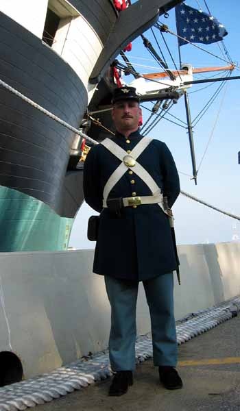 Marine Corps Guard Accompanies USS Constellation on Historic Trip