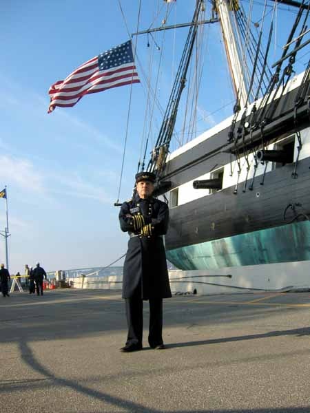USS Constellation Visits U.S. Naval Academy, Descendant Calls It &quot;Incredible&quot;