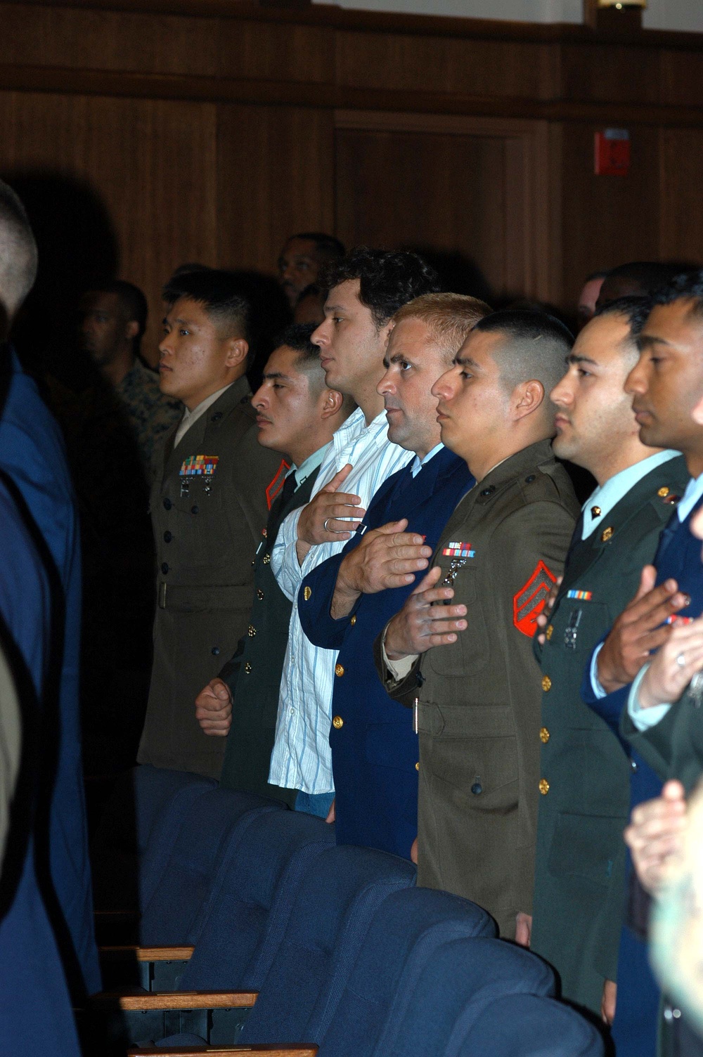 Servicemembers Become U.S. Citizens at Marine Corps Base Quantico