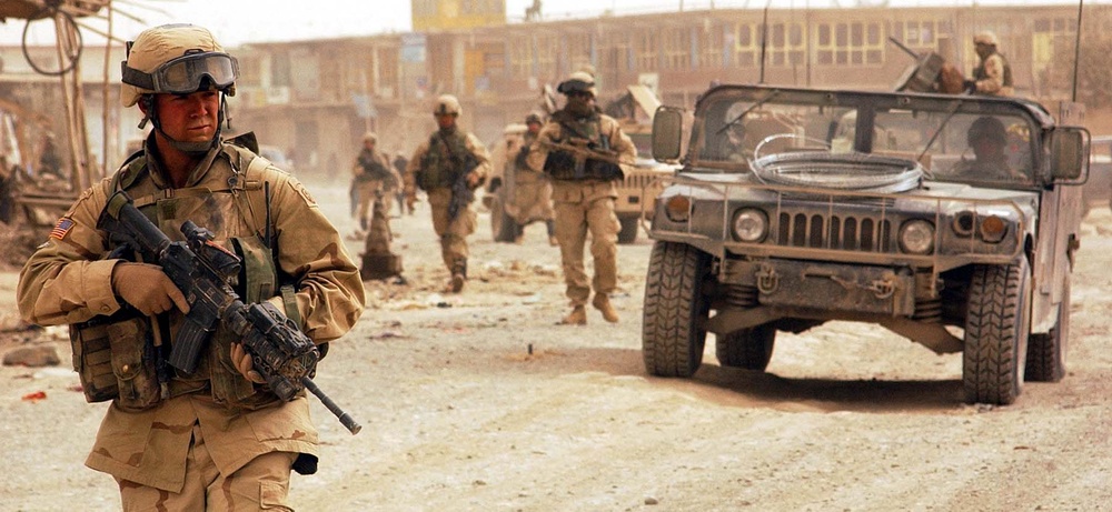 Airborne Troops Patrol Afghan Village in Paktika Province
