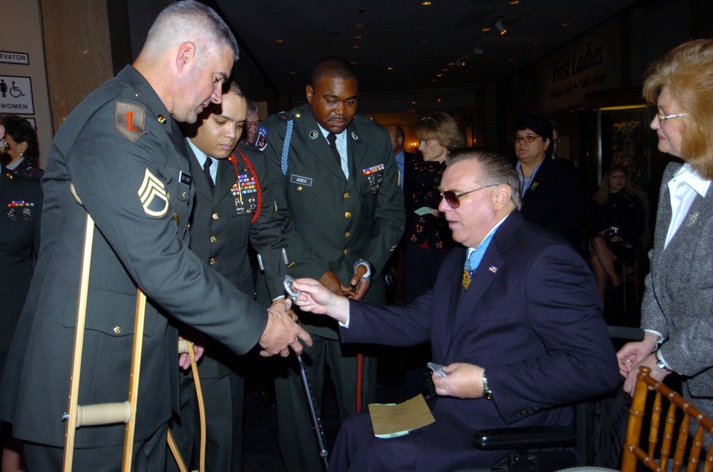 Medal of Honor Recipient Honors Patients at Smithsonian Exhibit Opening