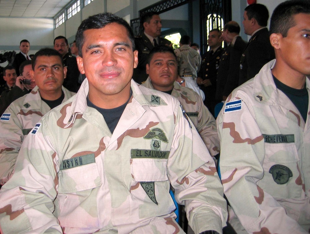 Salvadoran Soldiers Awarded Bronze Star for Saving U.S. Lives in Iraq