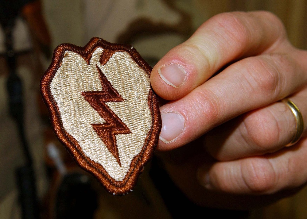 Army Awards Combat Patch to Task Force Coyote Engineer