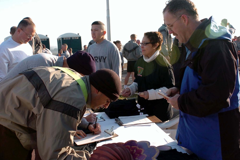 Morale Boosting Turkey Trot Held at Forward Operating Base Danger