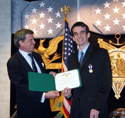 Scott Erwin Awarded Defense of Freedom Medal at Pentagon Ceremony