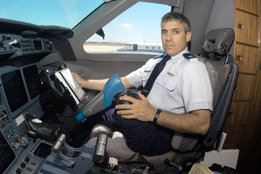 Air Force Pilot with Prosthetic Leg Returns to Active Flying