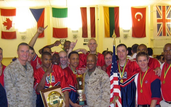 U.S. Men's Basketball Team Wins SHAPE Tournament