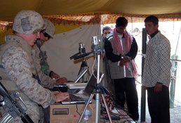 Marines Establish ID Database for Fallujans