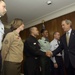 Bush Meets with Military Personnel at Pentagon