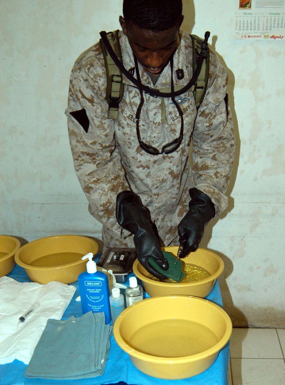 Navy Dental Team Improvises Sterilization in Indonesia