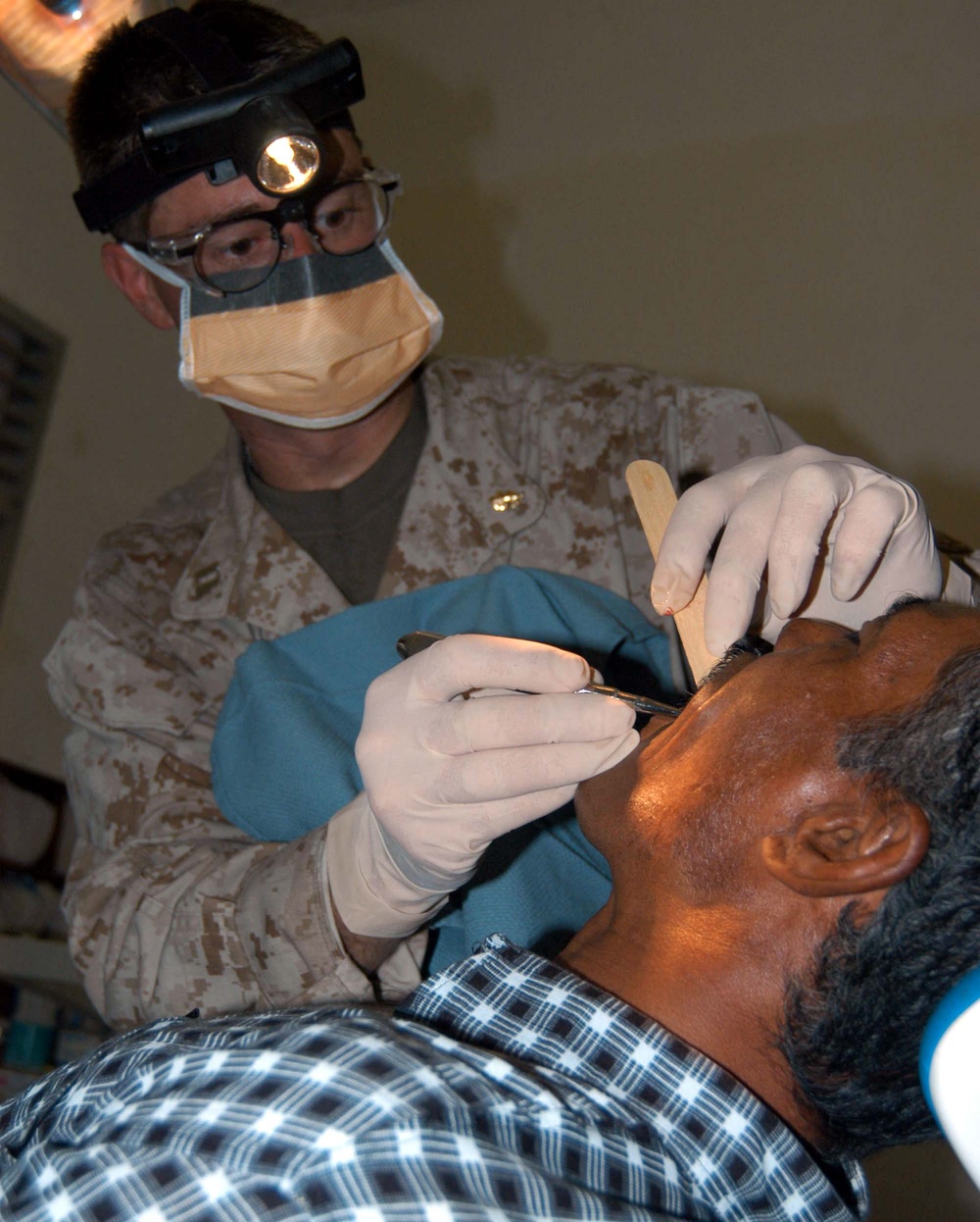 Navy Dentist Provides Care to First Patient in Indonesia
