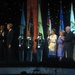 Bebe Winans Congratulates President Bush at &quot;Saluting Those Who Serve&quot; Event