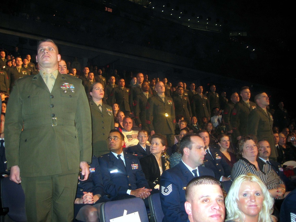 Marines Honor Service at &quot;Saluting Those Who Serve&quot; Gala