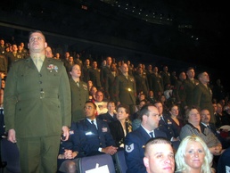 Marines Honor Service at "Saluting Those Who Serve" Gala