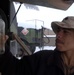 Soldier Inspects Fuel During Daily Safety Check