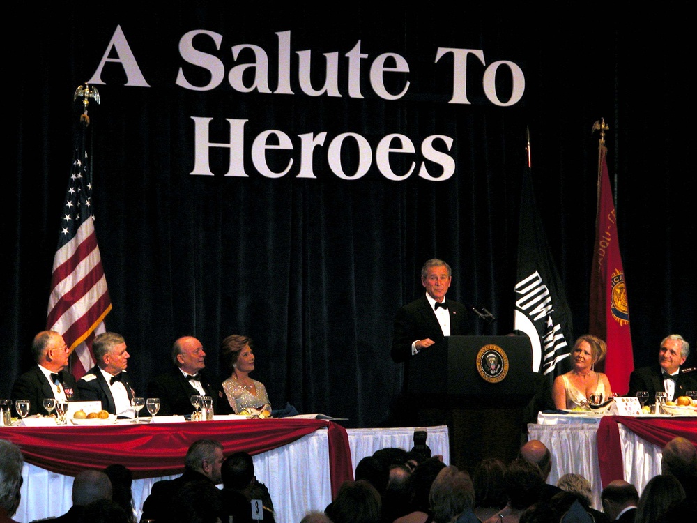 President Bush Honors Medal of Honor Recipients at Inaugural Ball