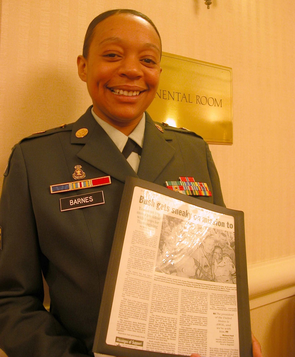Soldier Seeks Chance to Brief President on Unit's Accomplishments in Iraq