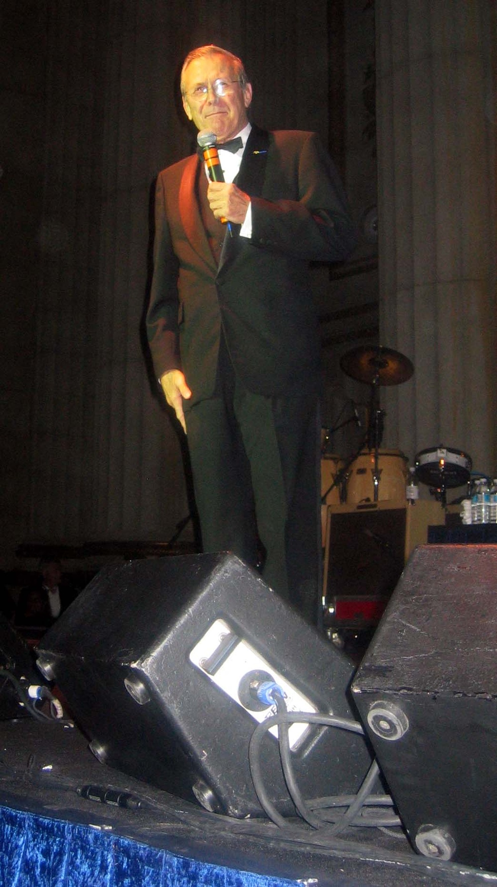 Rumsfeld Honors Wounded Troops at Inaugural Ball