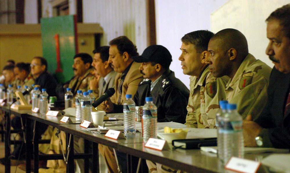 U.S. and Iraqi Forces Rehearse for Iraq's National Assembly Election