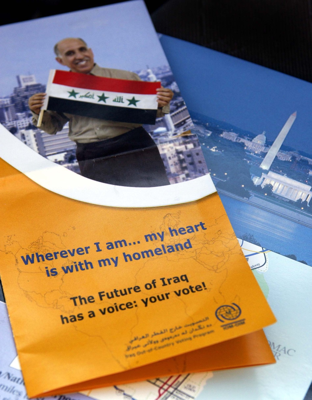 Iraqi Voters Receive Absentee Ballot Assistance at U.S. Voting Station