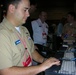 Navy Chief Petty Officer Trains on Submarine Navigation System