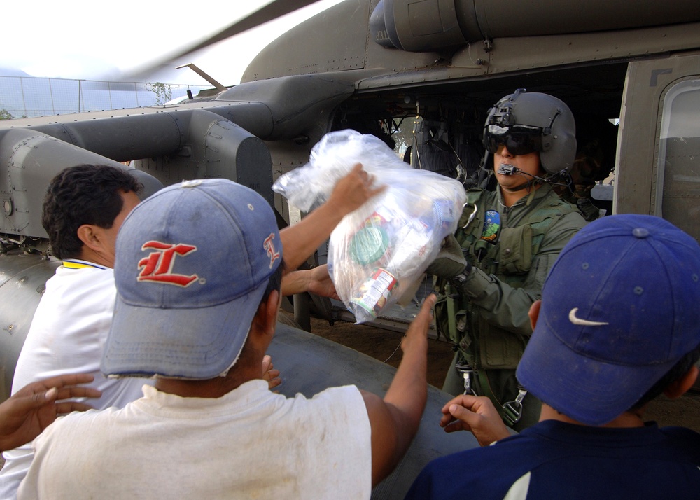 U.S. Troops Deliver Aid to Hurricane Stan Victims in Guatemala