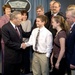 Rumsfeld Honors Youth Founders of Cell Phones For Soldiers Program