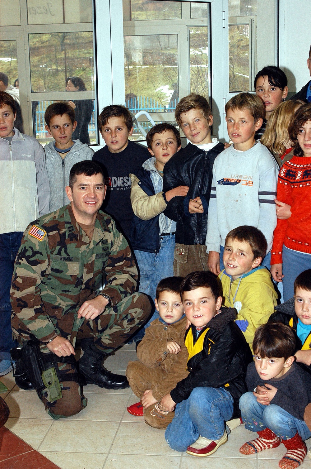 Army Captain Connects with Kosovo Children Through Donated Supplies