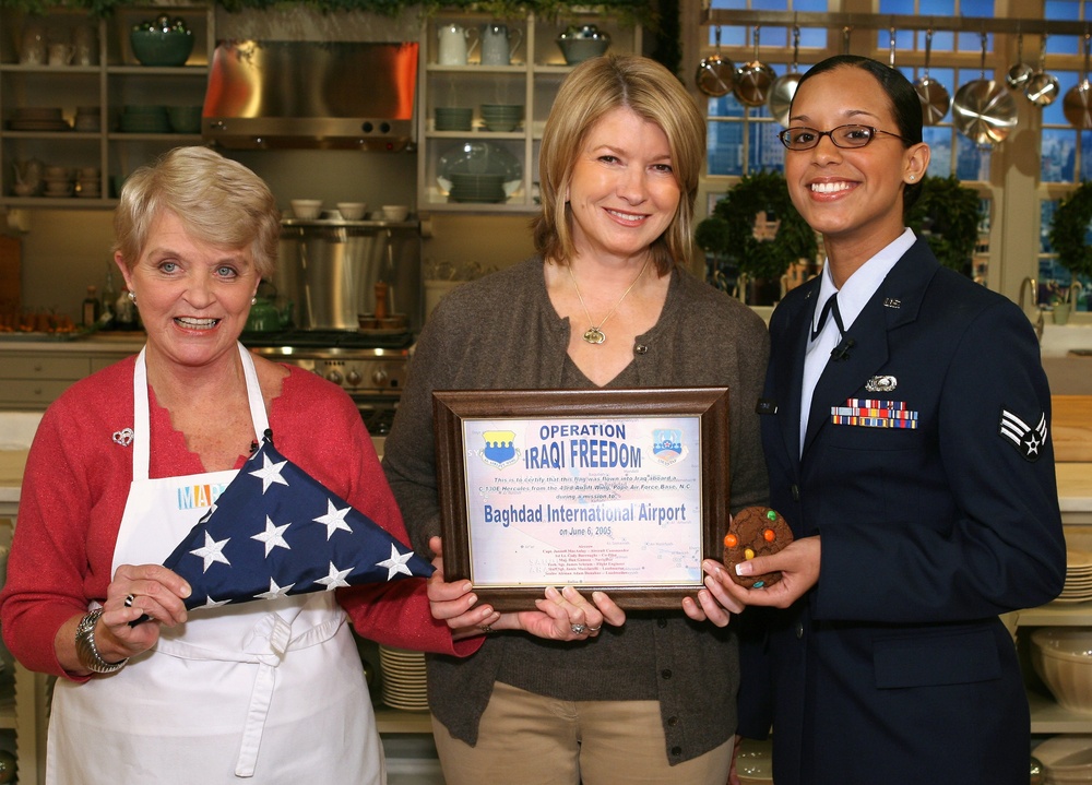 Founder of Treat the Troops Appears on 'Martha' to Discuss Sending Cookies to Deployed Troops