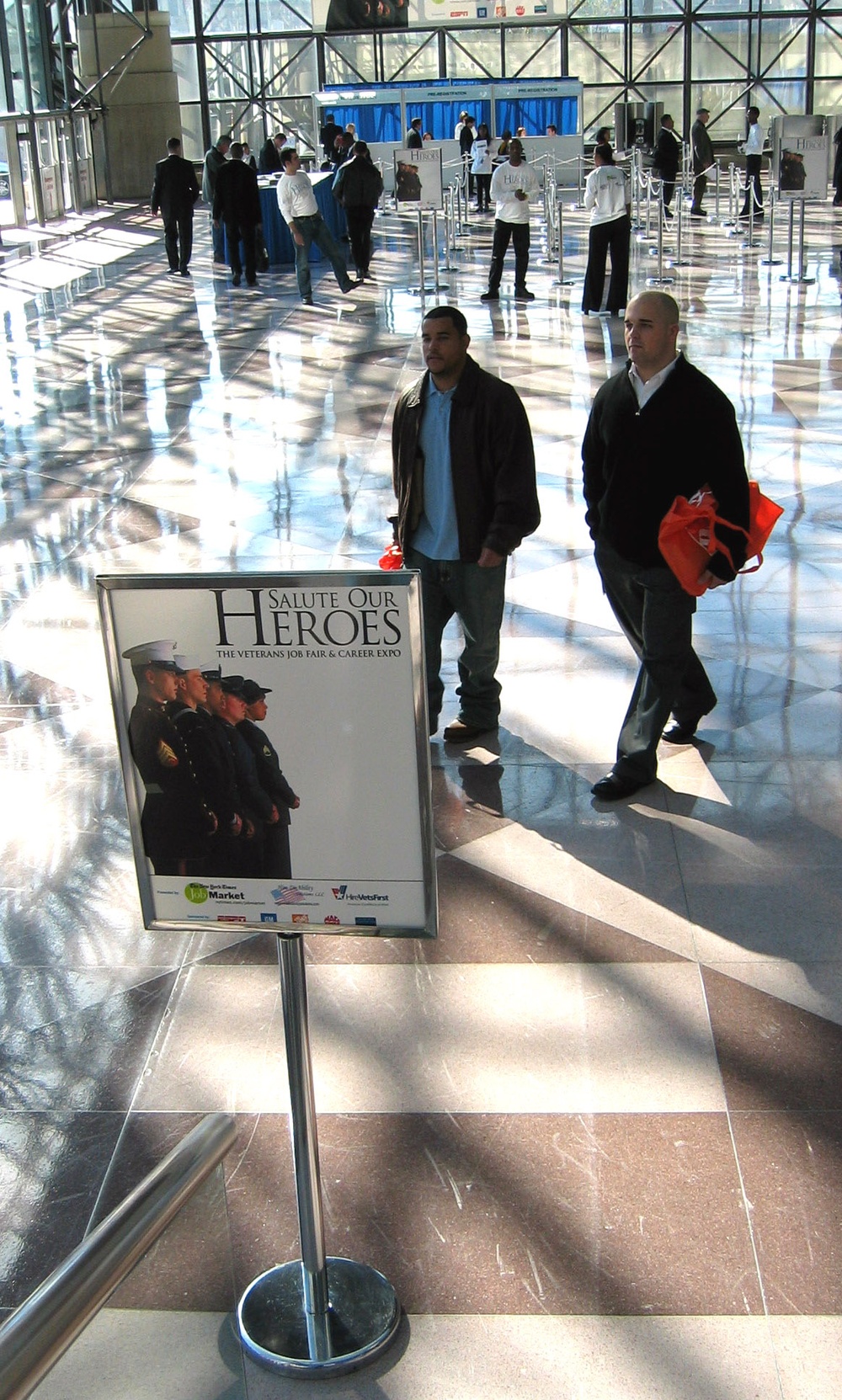 Veterans Seek New Civilian Jobs at Job Fair