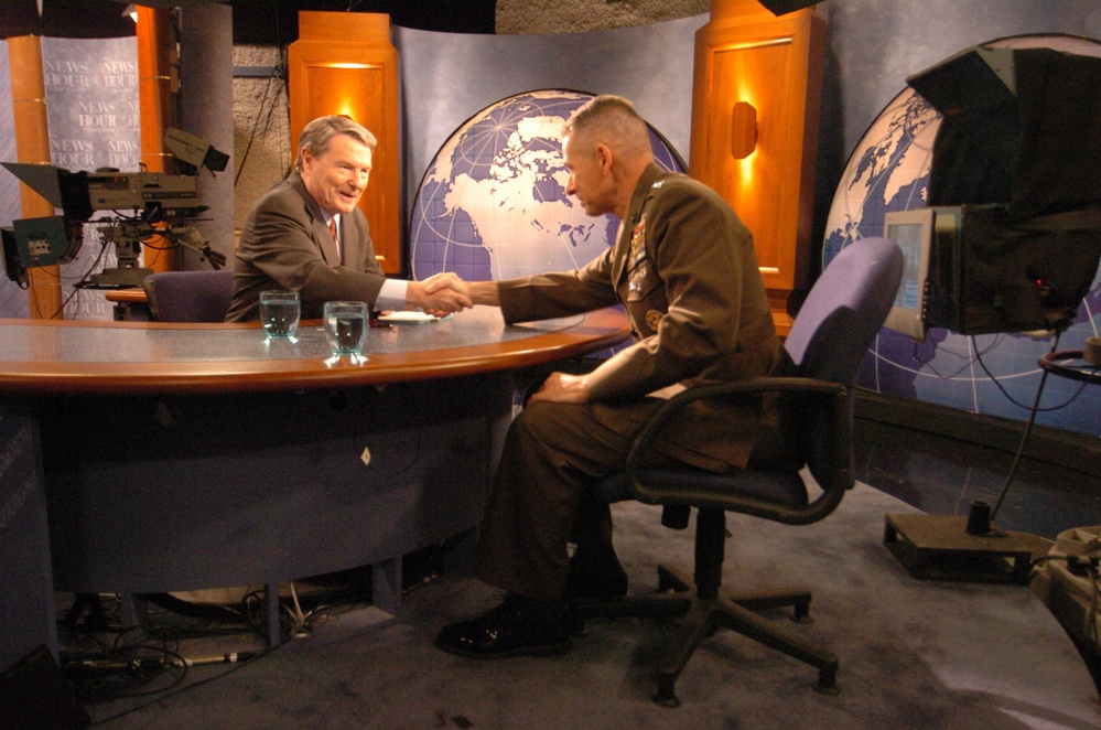 Lehrer Interviews Joint Chiefs Chairman Pace on Iraq Operations