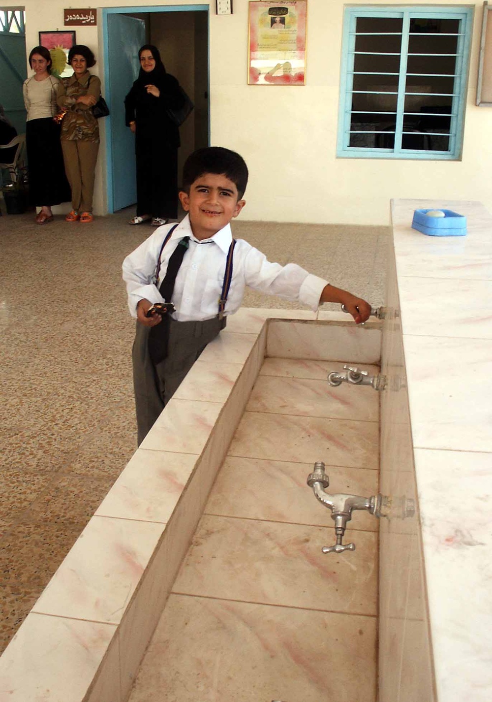 Renovated Fountain Provides Handwashing, Drinking Water for Over 1,000 Students at Erbil School