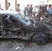 Aftermath of Suicide Car Bombing Rocks Baghdad Neighborhood