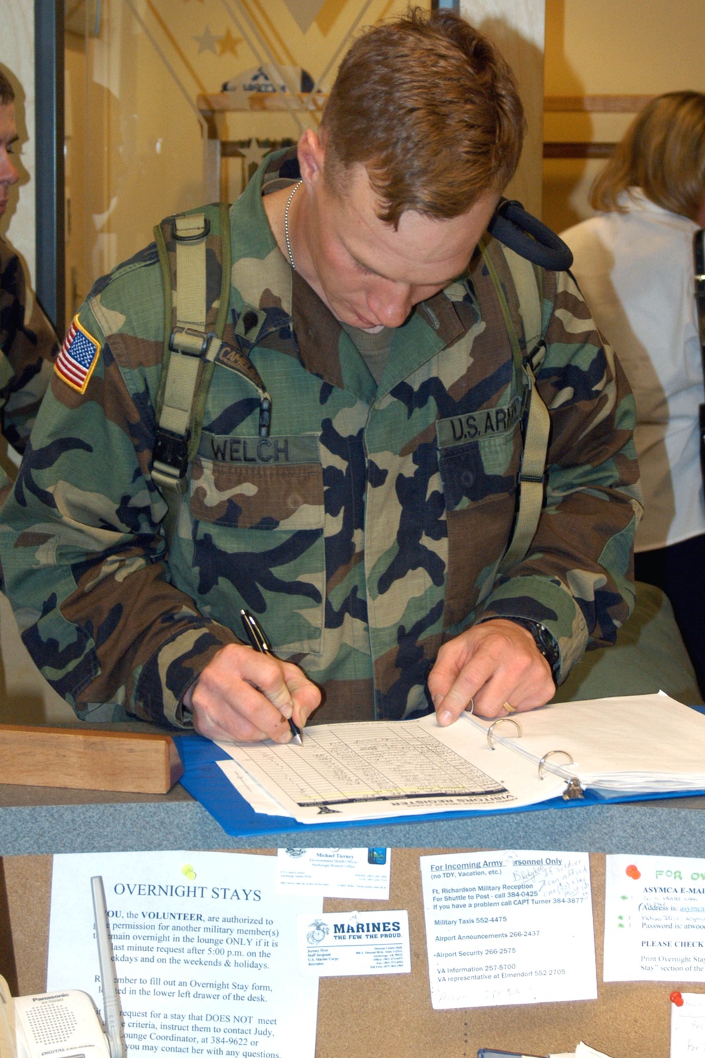 Idaho National Guard Soldier Completes Training, Awaits Flight Home