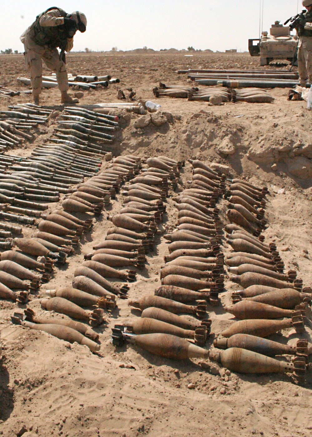 Massive Weapons Cache Uncovered Near Baghdad