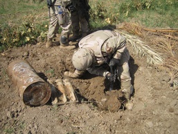 Soldiers Uncover Seventh Weapons Cache in Baghdad